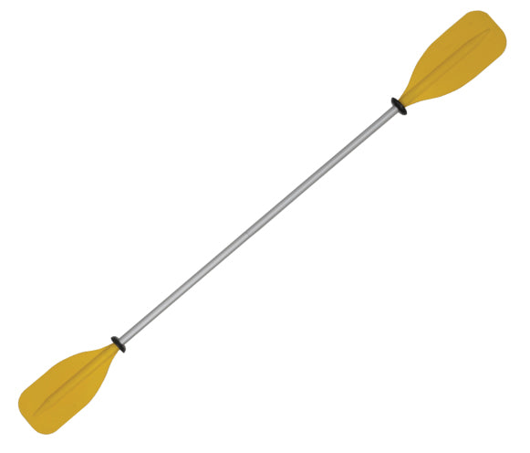 *OS ECONOMY KIDS KAYAK PADDLE 2 PCE 1800mm YELLOW
