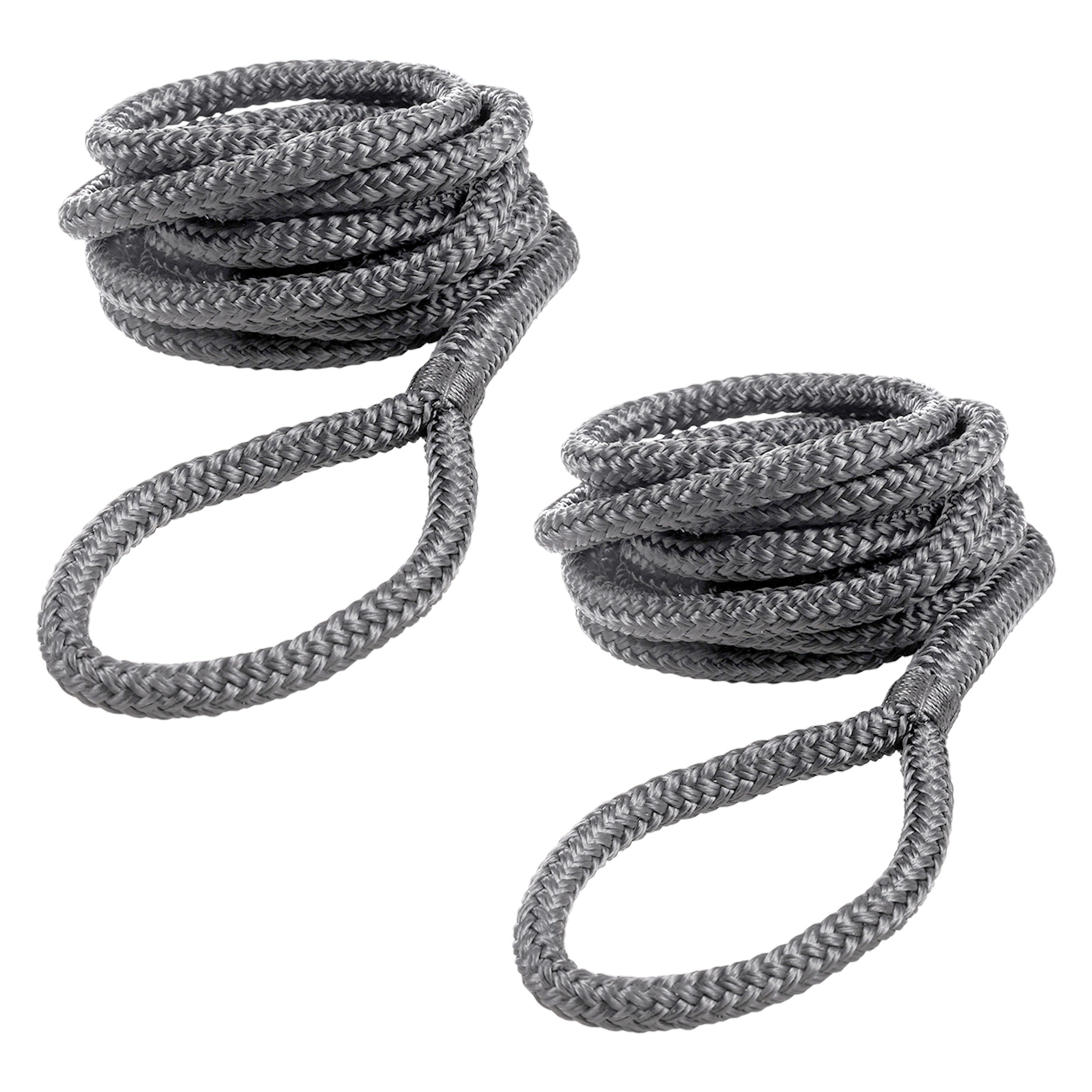 Qvarken Lepuuttajaköysi 6mm 1,5m harmaa 2kpl