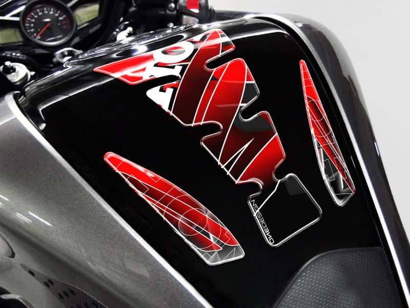 Puig Tank Pad Mod.Wings Honda C/Red-Black