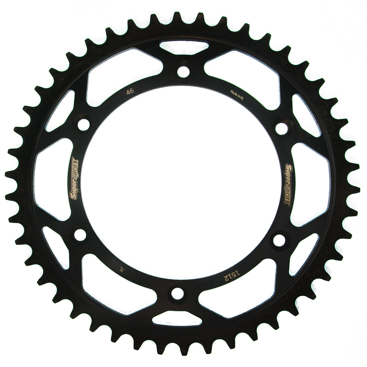 Supersprox Steel takaratas Beta/GasGas/Husqv. Musta 46