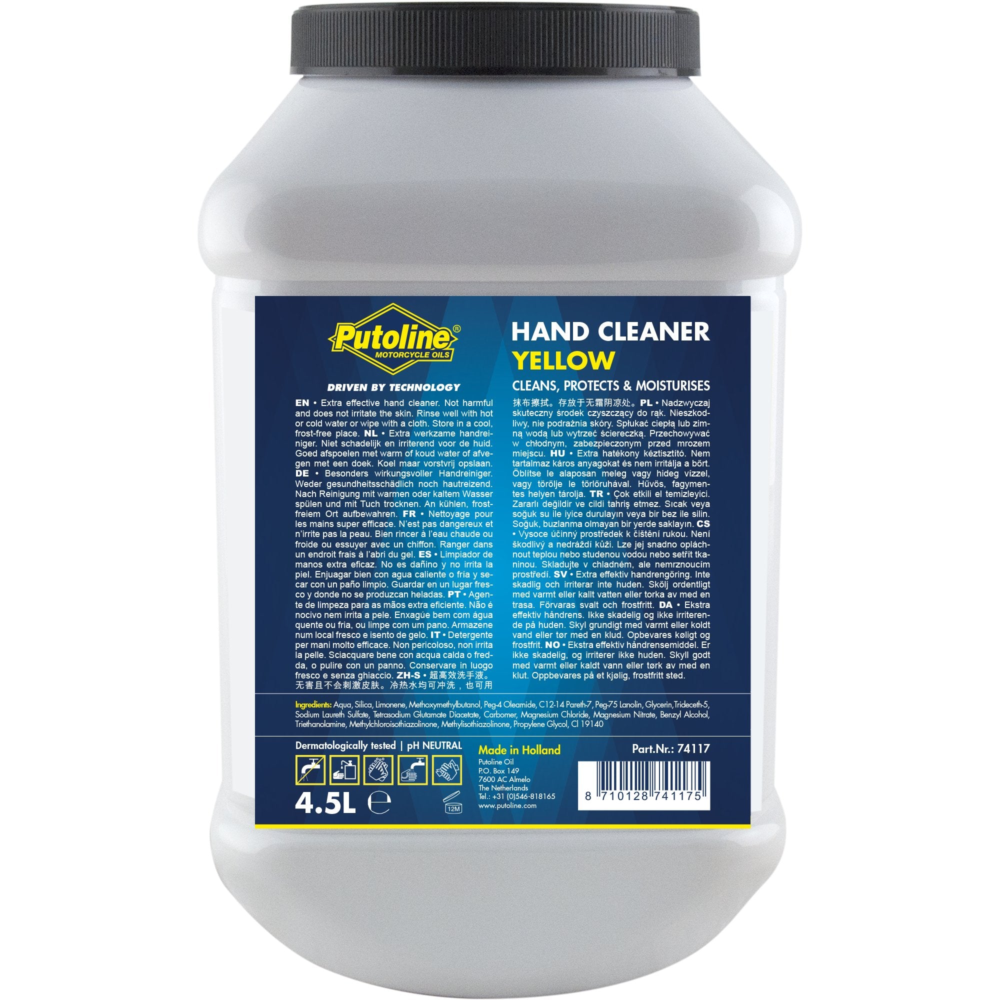 Putoline Hand Cleaner Yellow- 4,5L (4)