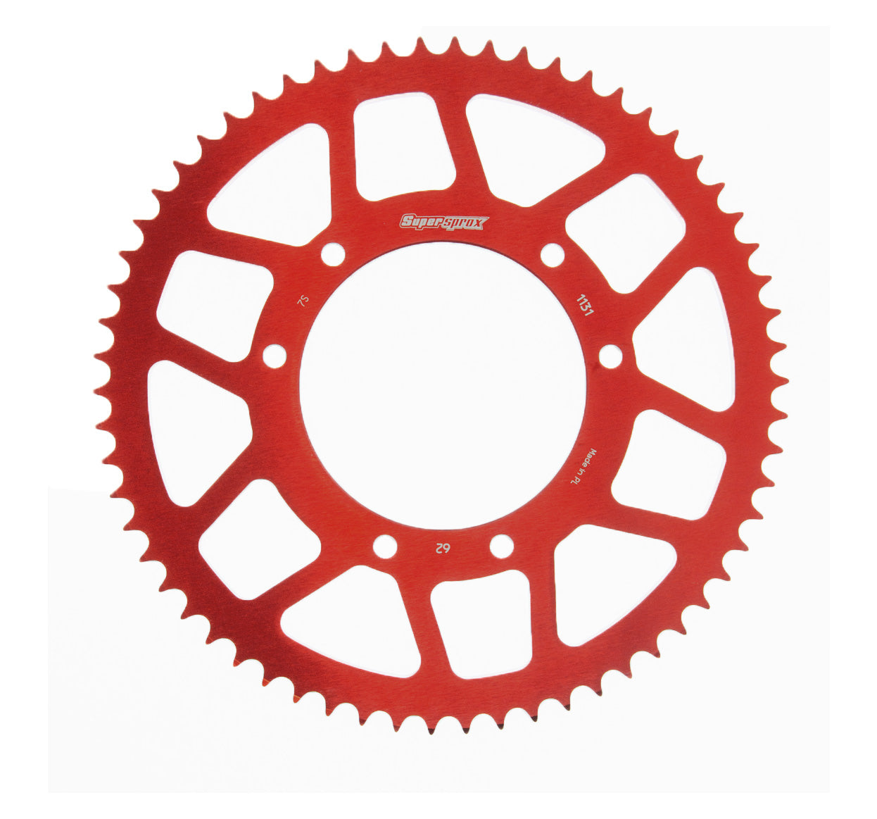 Supersprox Takaratas, 65, Ø105mm, Punainen, Derbi / Aprilia /  Yamaha