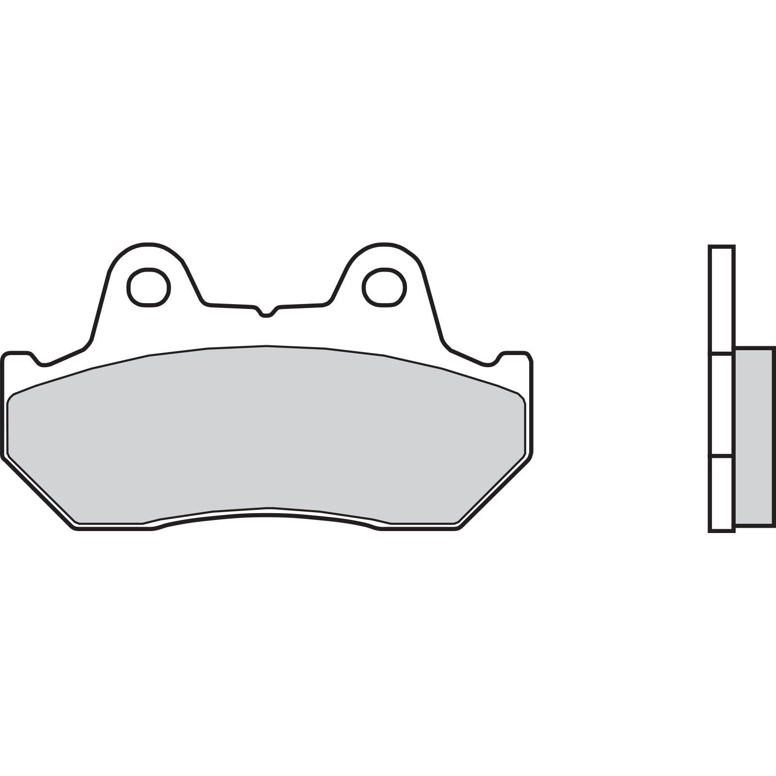 Brembo Jarrupalat Taakse Sintered Road