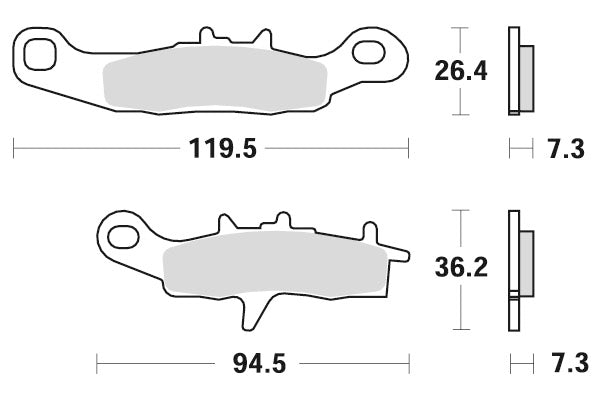 Sbs Jarrupalat Racing Sintered