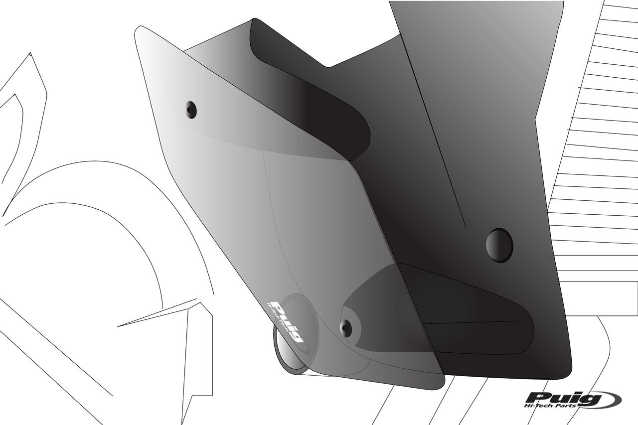 Puig Kit Of Wings For Yamaha Mt-09 21' C/Red