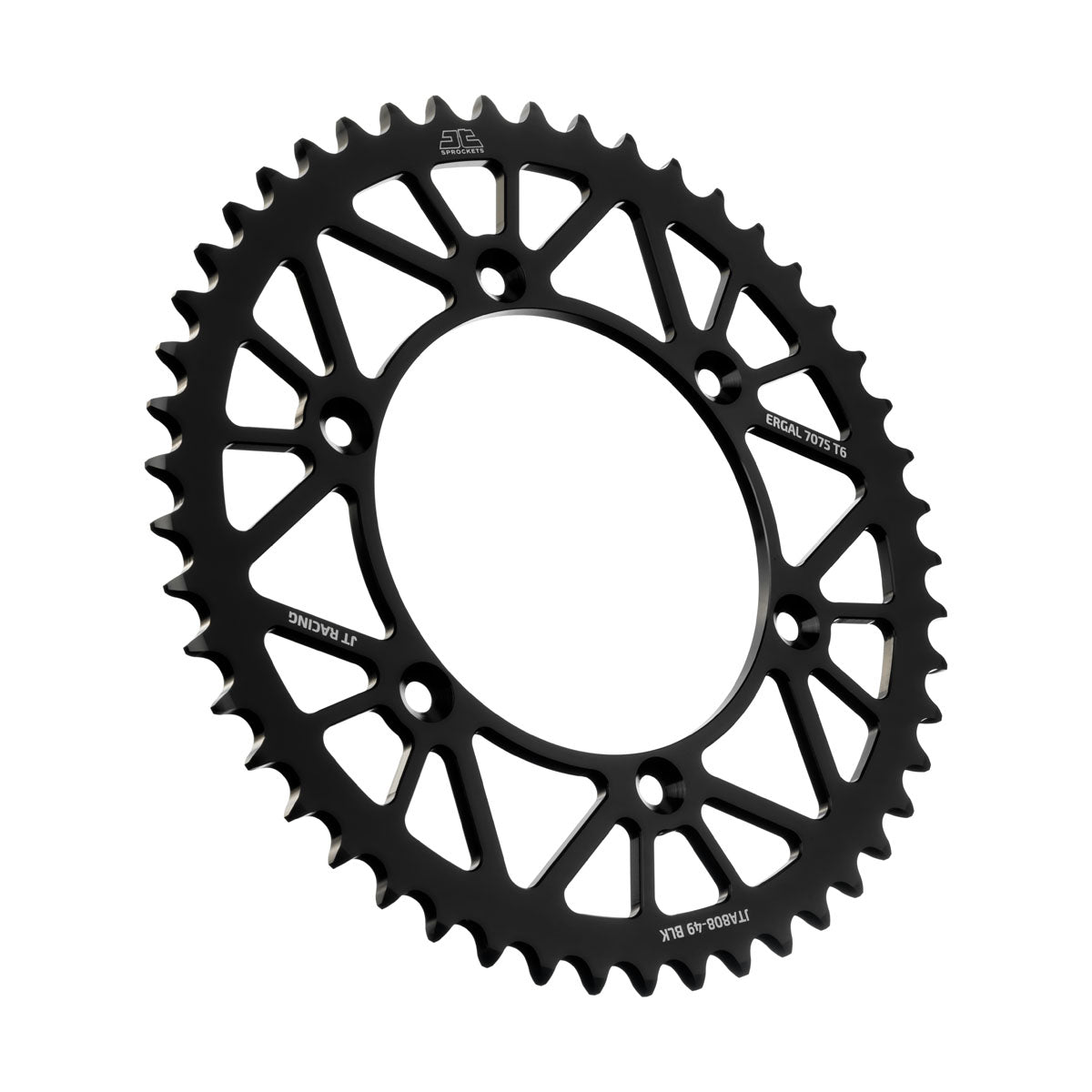 JT Takaratas Alumiini 7075 T6 Musta JTA808.49BLK