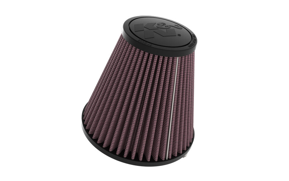 K&N Universal Clamp-On Air Filter 4"Flg, 6"B, 3-1/2"T: 6-5/16"H