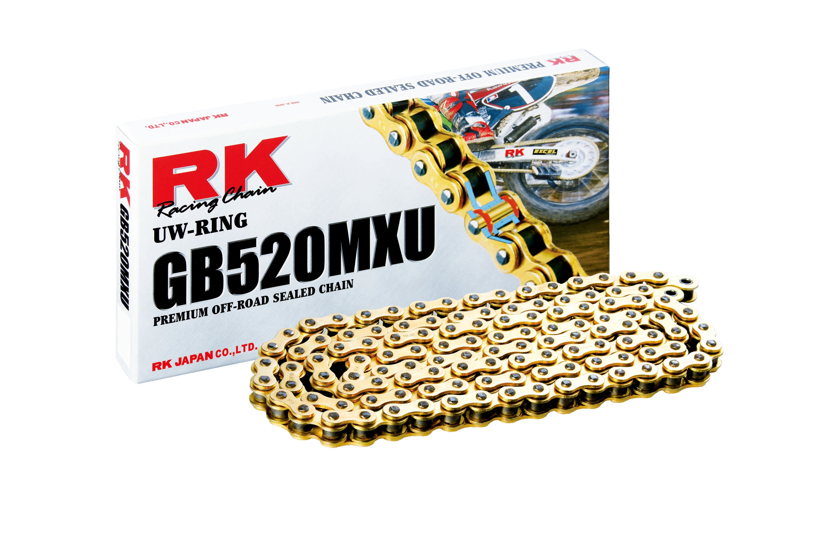 RK GB520MXU UW-rengasketju Offroad +CL (Jousil.)