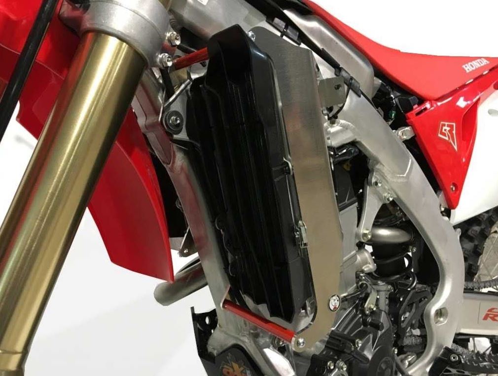 AXP Radiator Braces Red spacers Honda CRF250R 18