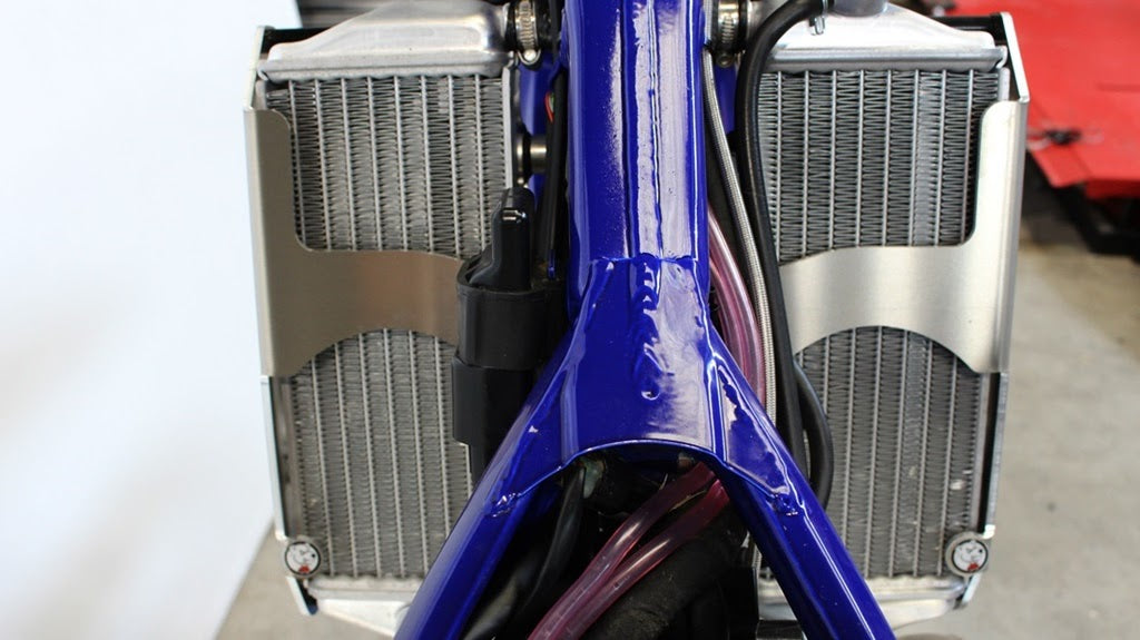 AXP Radiator Braces Black Spacers Sherco 125SER 18-