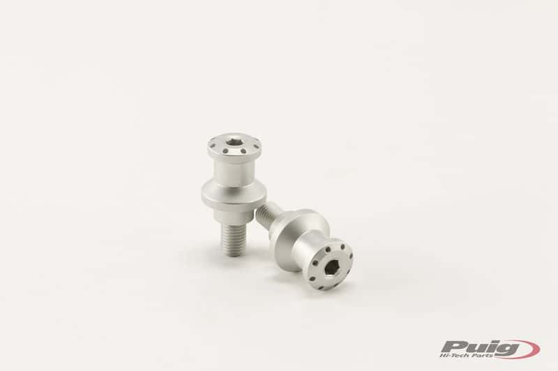 Puig Spools By Pair Hi-Tech Parts Diam.10Mm C/Silver