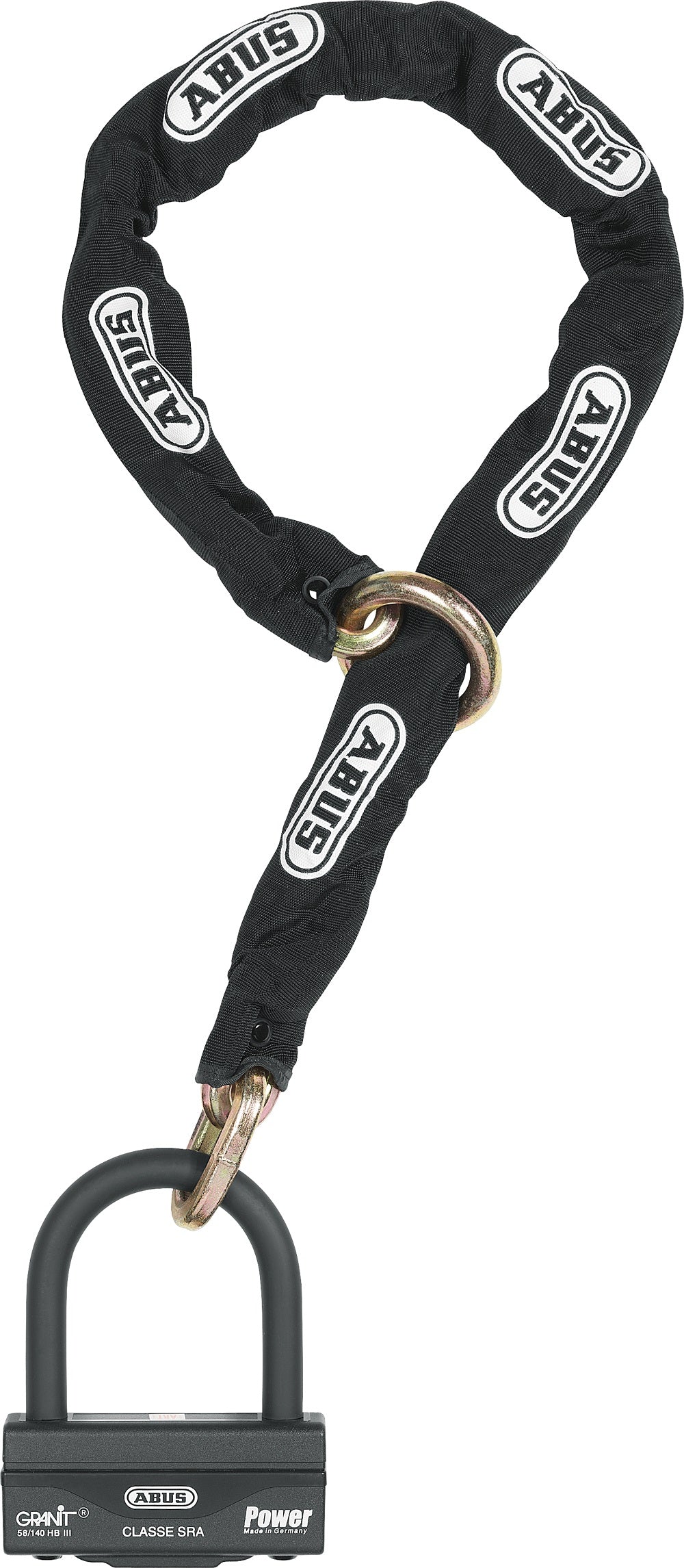 ABUS Granit 58/140HBIII100 + 12KS120 black loop