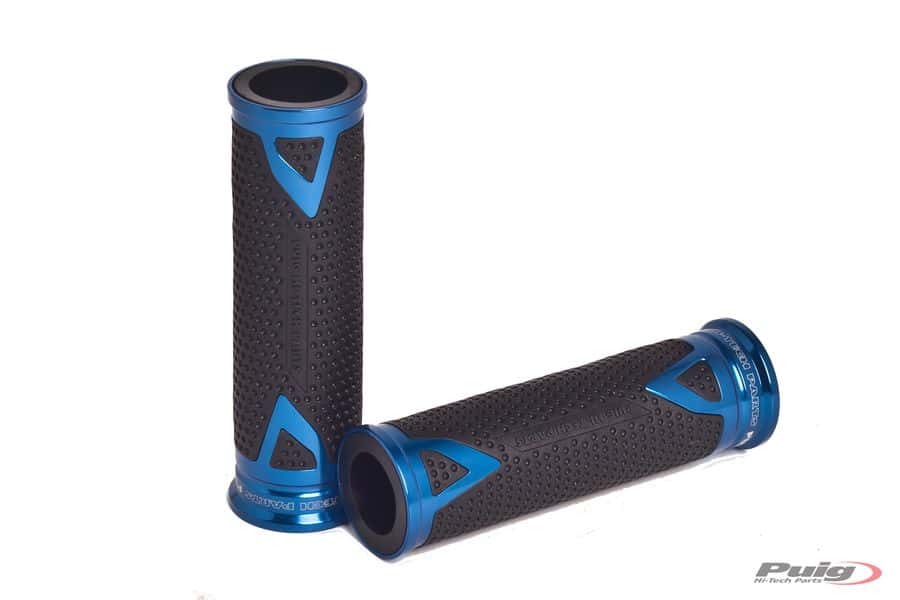 Puig Grips By Pair Puig Hi-Tech Radical Alu C/Blue