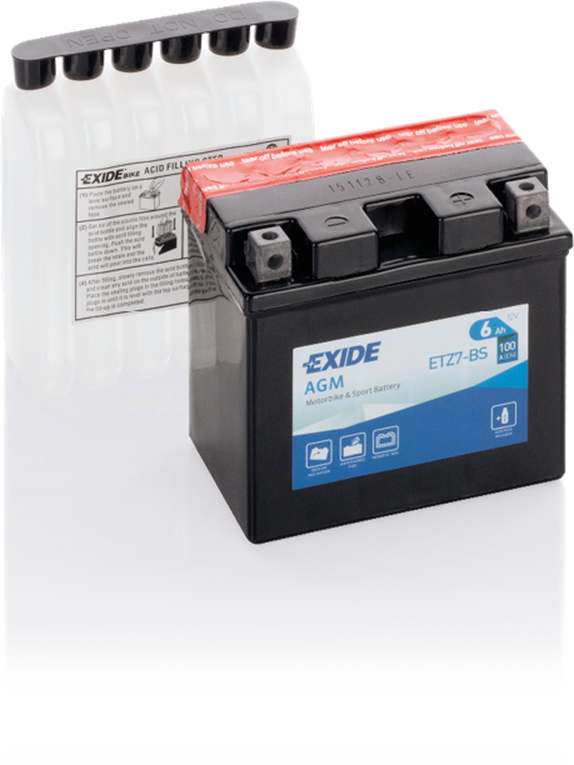 Exide akku ETZ7-BS sis.happopatruunan