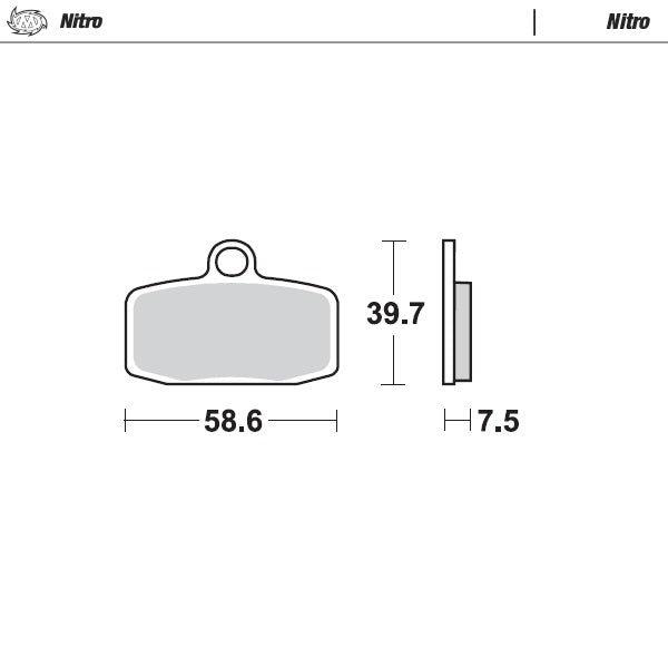 Moto-Master Brakepad KTM front: Freeride E 2012>, SX85 2012>, Freeride 350 201