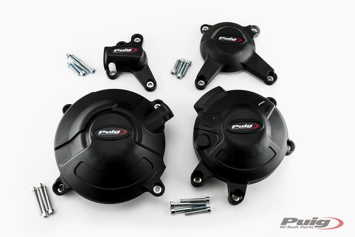Puig Kit 3 Caps Engine Cover Yamaha Mt-09/Mt-09 Sp C/Bl