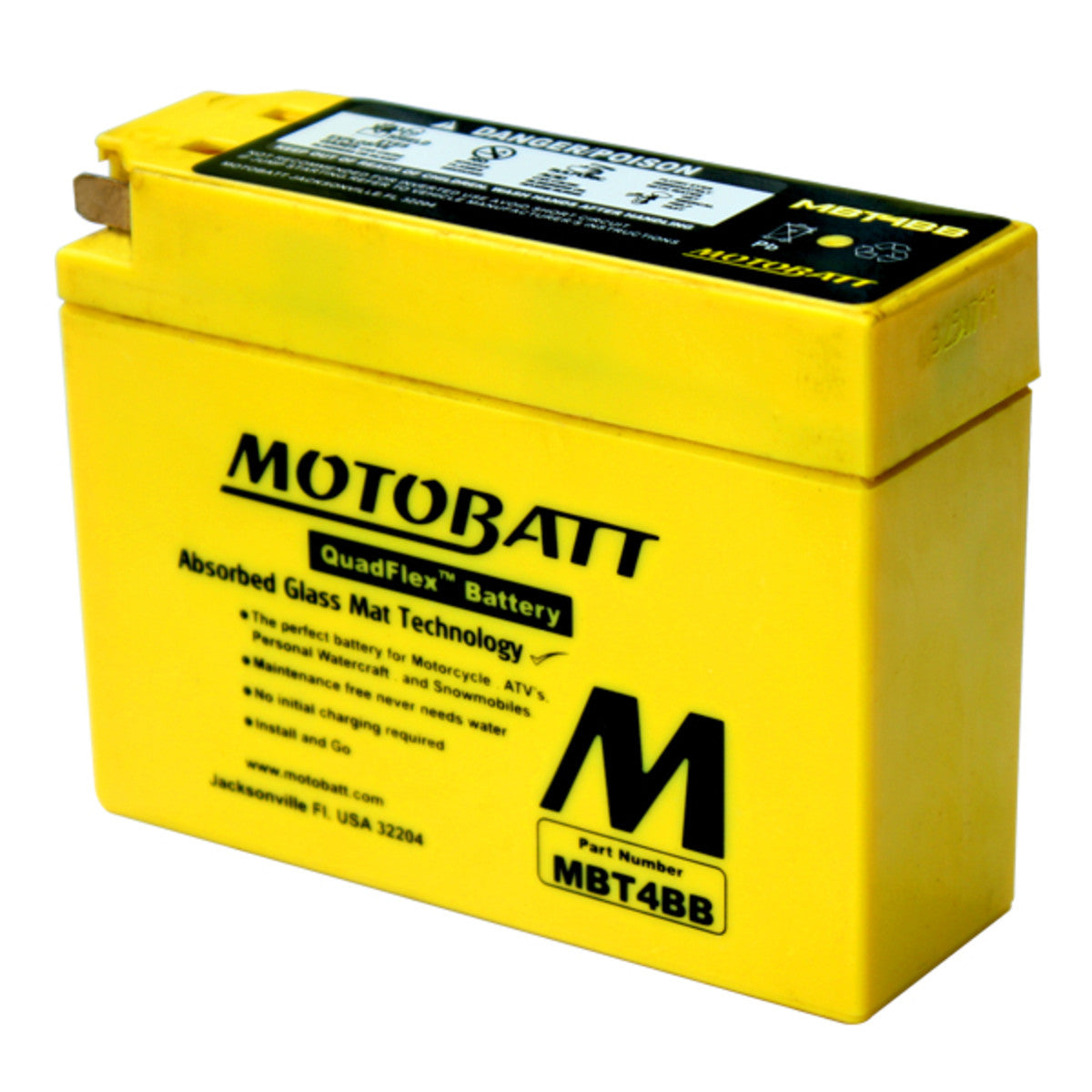 Motobatt akku, MBT4BB
