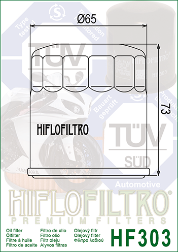 HiFlo öljynsuodatin HF303