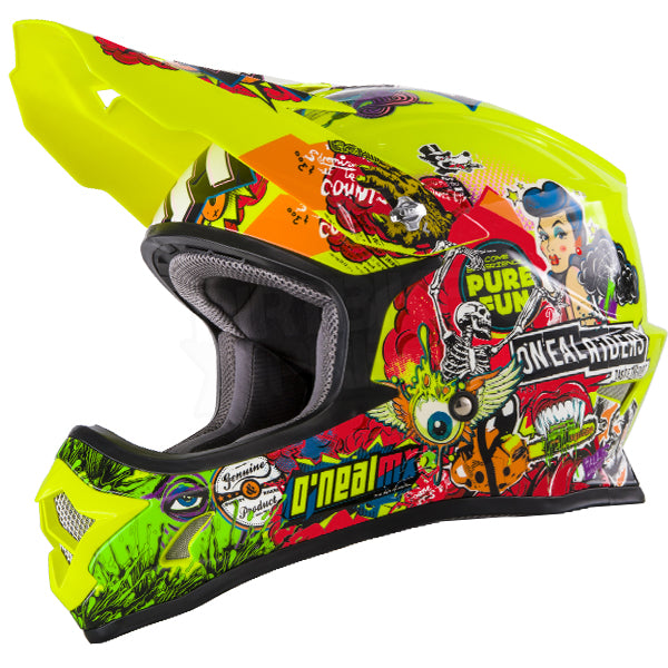 kypärä 3-serie Crank fluo.keltainen
