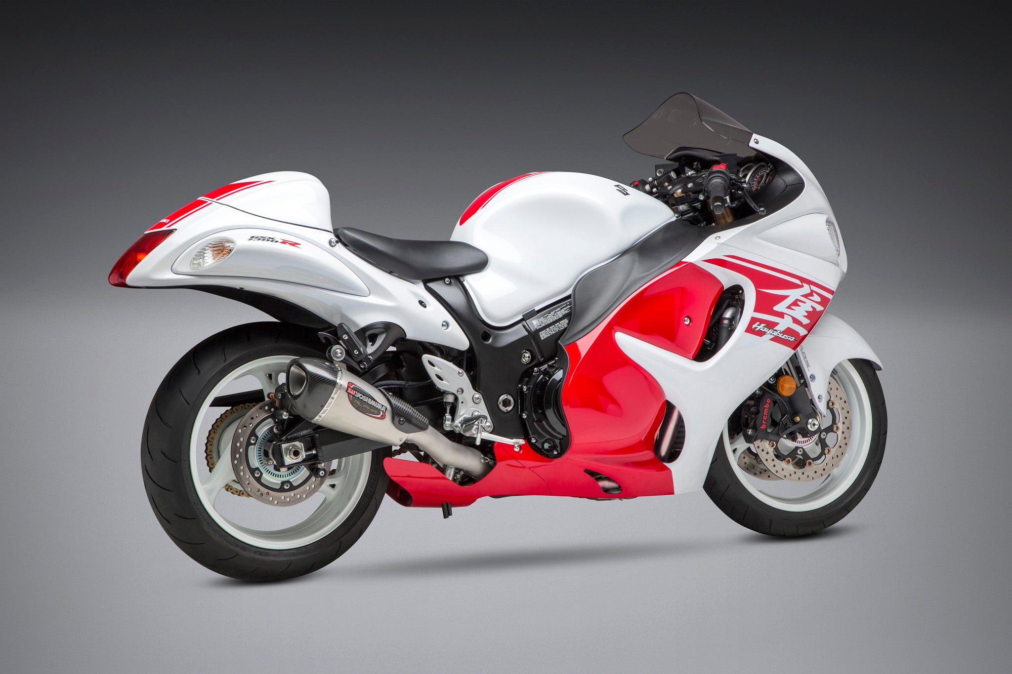 Yoshimura GSX1300 2008-18 Race Alpha T FS SS-SS-CF Works Finish