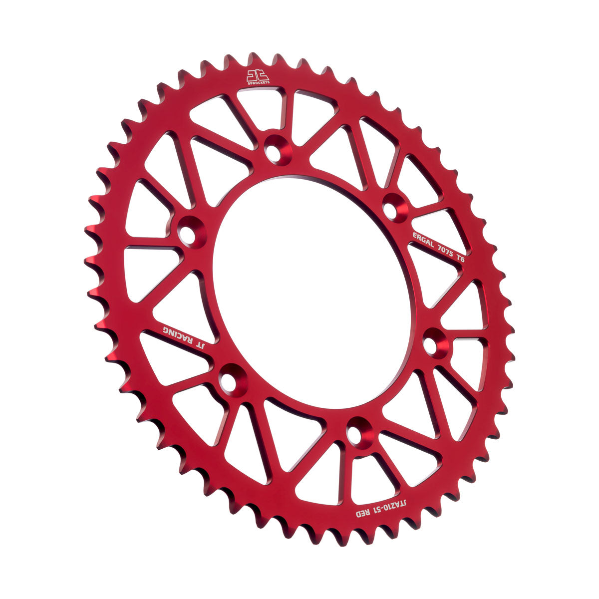JT Takaratas Alumiini 7075 T6 Punainen JTA210.51RED