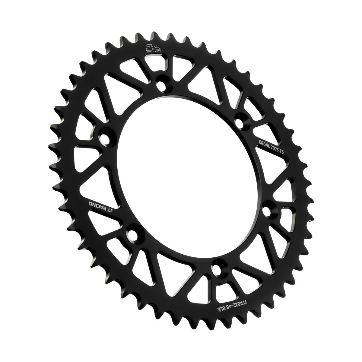 JT Takaratas Alumiini 7075 T6 Musta JTA822.48BLK