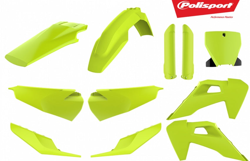 Polisport MX Complete Kit TC125/250, FC250/350/450 models 2019- Yellow FLO (1)