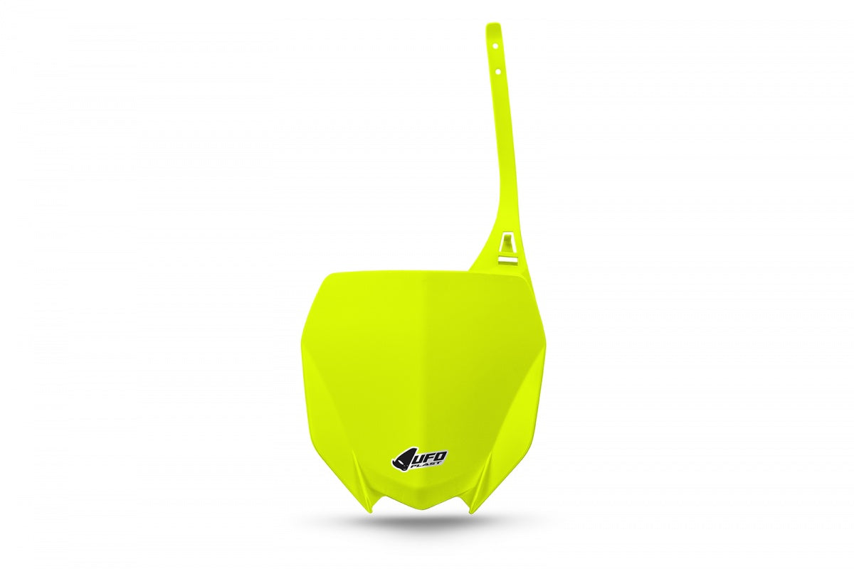 UFO Etunumerokilpi YZF250 19- / YZ450F 18- Fluo Yellow DFLU