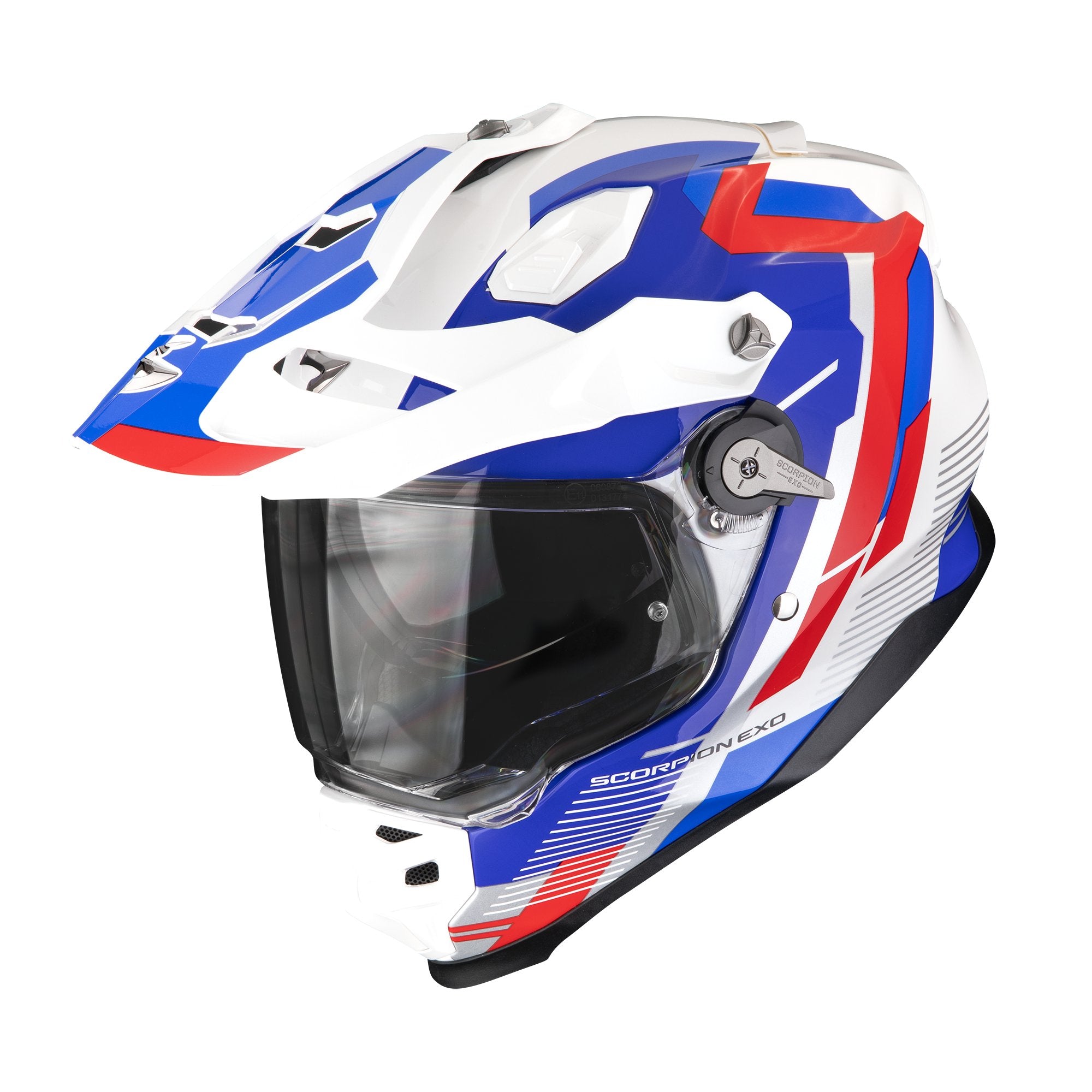 SCORPION Helmet ADF-9000 AIR PATROL White-Blue-Red