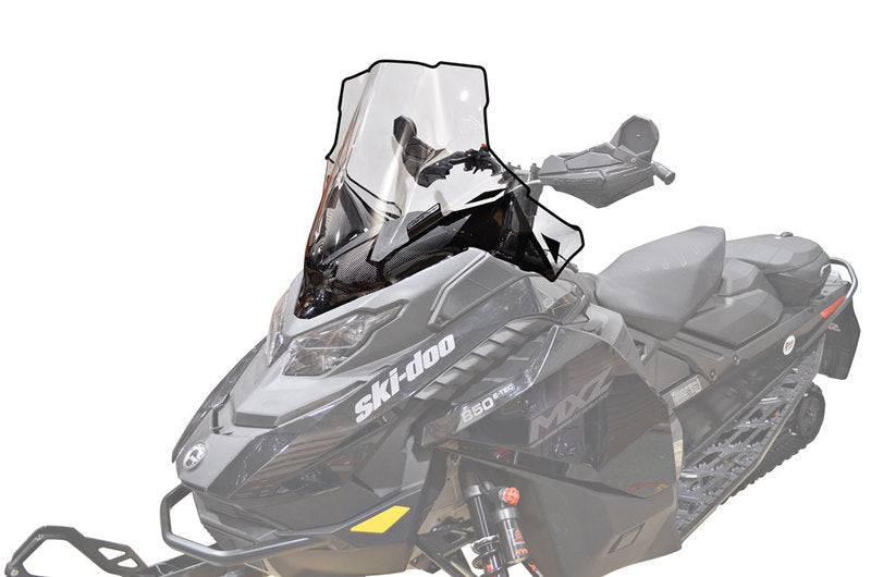 Powermadd Tuulilasi, Ski-Doo Gen5 Korkea 22", Kirkas/Mustalla grafiikalla
