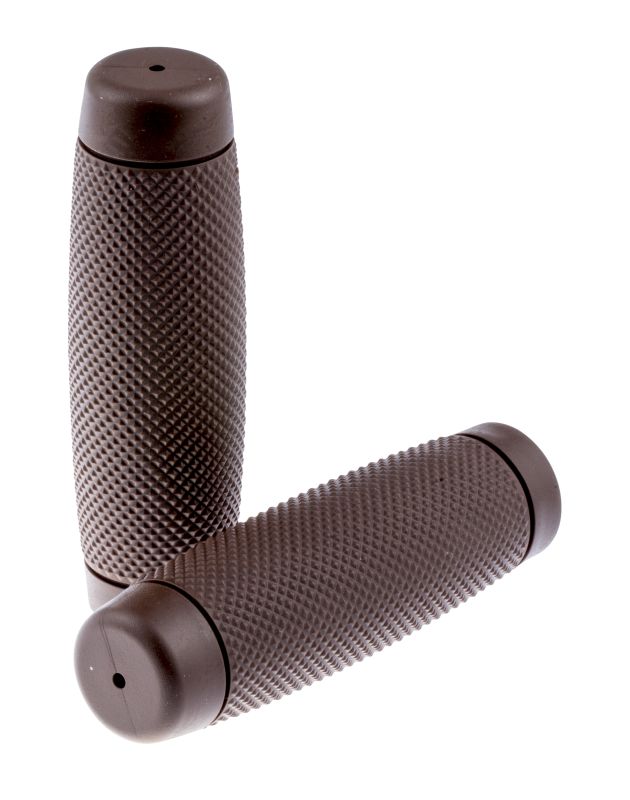 Handgrips Diamond cut Brown for Ø 25 mm (1")