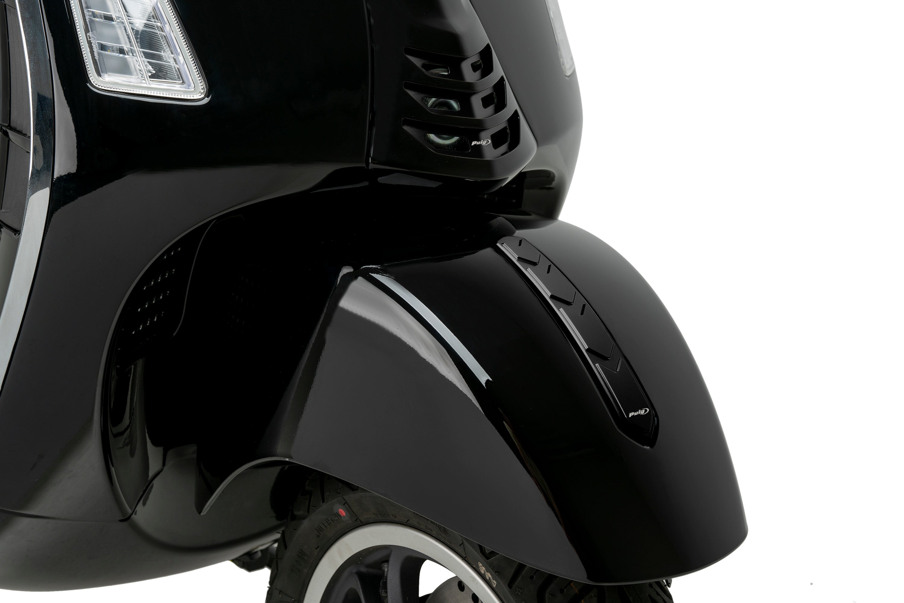 Puig Front Fender Trim Vespa Gts 125/300/310 C/Black