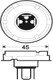 POLTIN 45/45W P45T