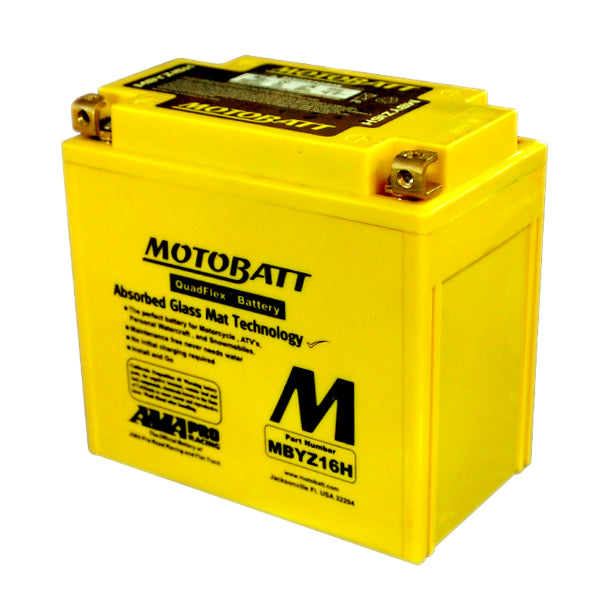 Motobatt akku, MBYZ16H HeavyDuty