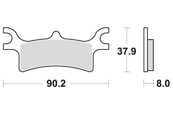 Sbs Jarrupalat Racing Sintered