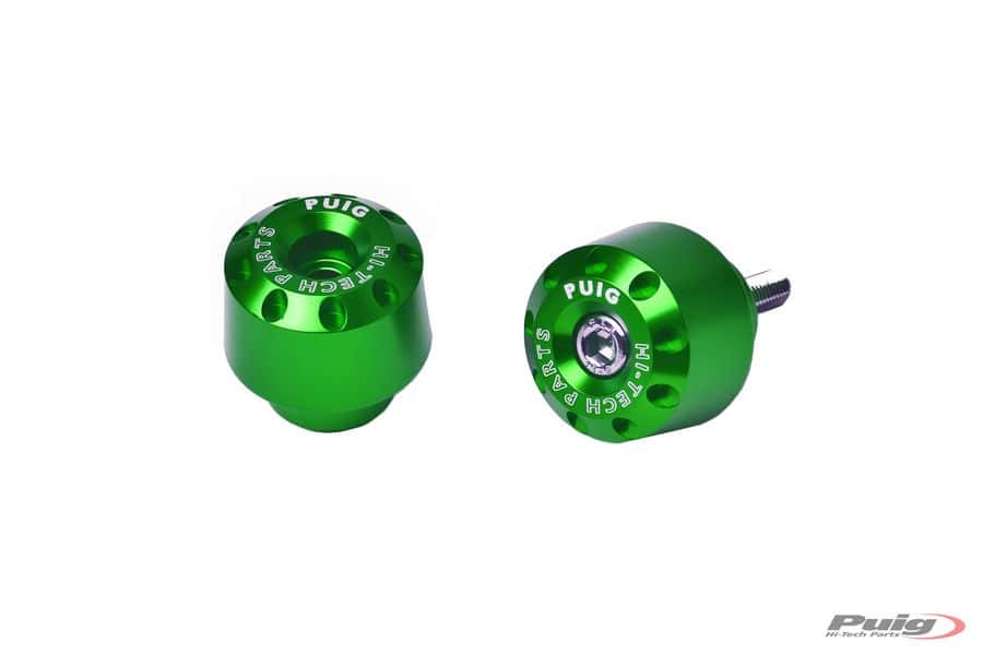 Puig Bar End Aluminum Corto Kawasaki Z650 C/Green