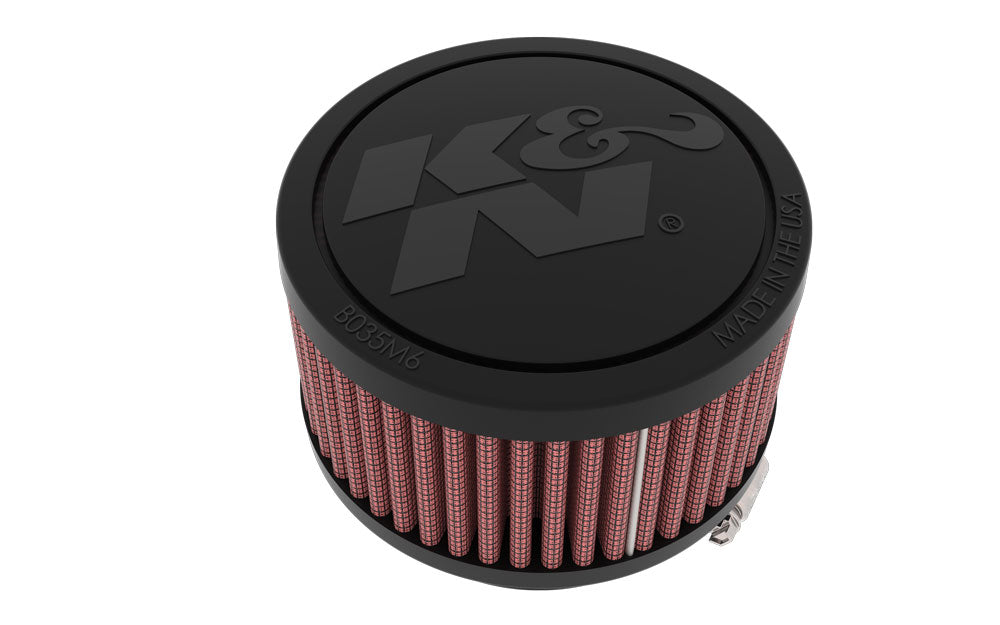 K&N Universal Clamp-On Air Filter 2-1/4"Flg, 3-1/2"Od, 2"H