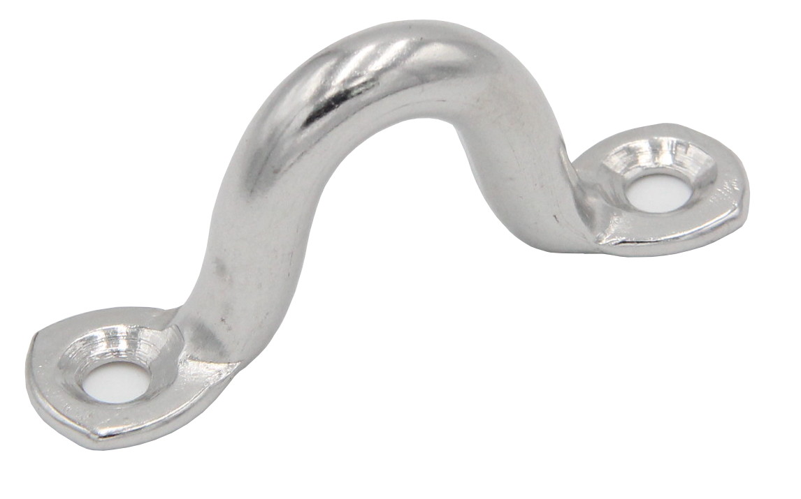 Qvarken Ruuvikiinnitteinen lenkki AISI316 4mm 2-pack
