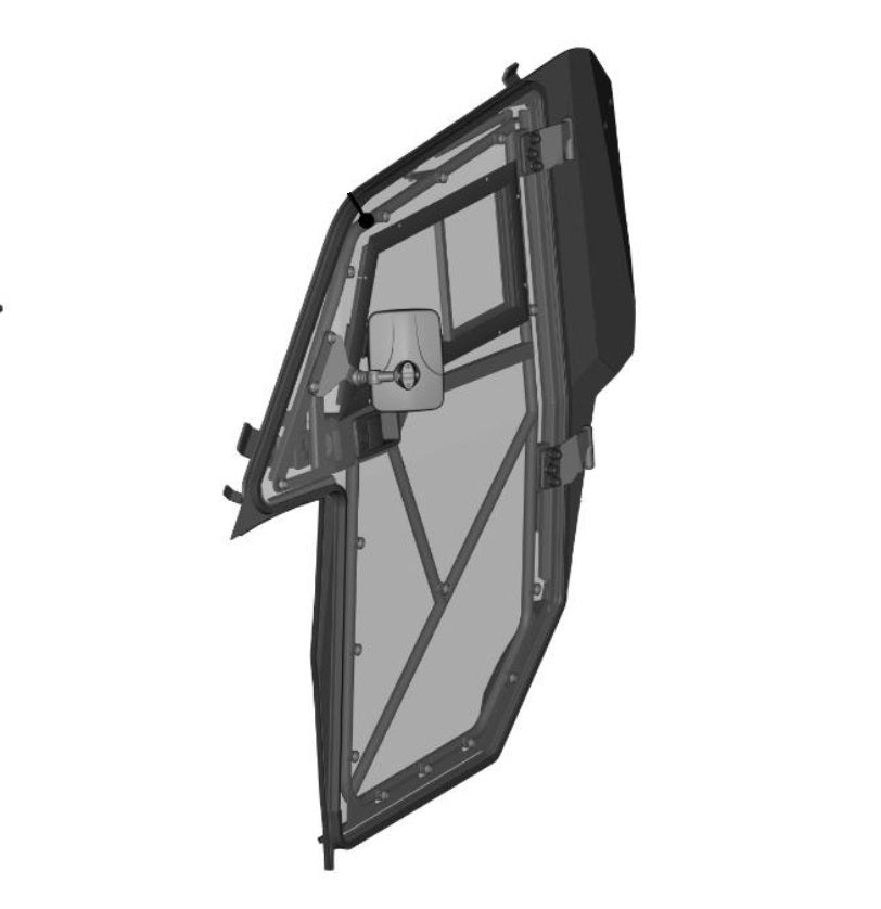 DFK Ovi kokoonpano Vasen Polaris RZR XP 1000 2024-