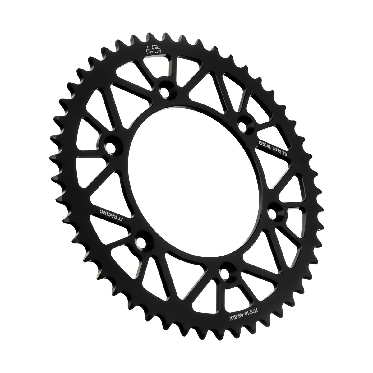 JT Takaratas Alumiini 7075 T6 Musta JTA210.49BLK