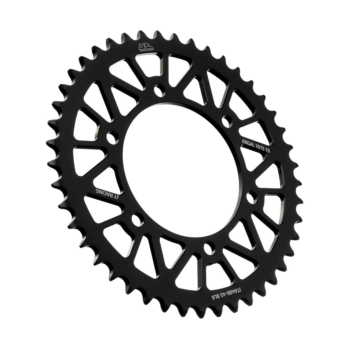JT Takaratas Alumiini 7075 T6 Musta JTA486.45BLK