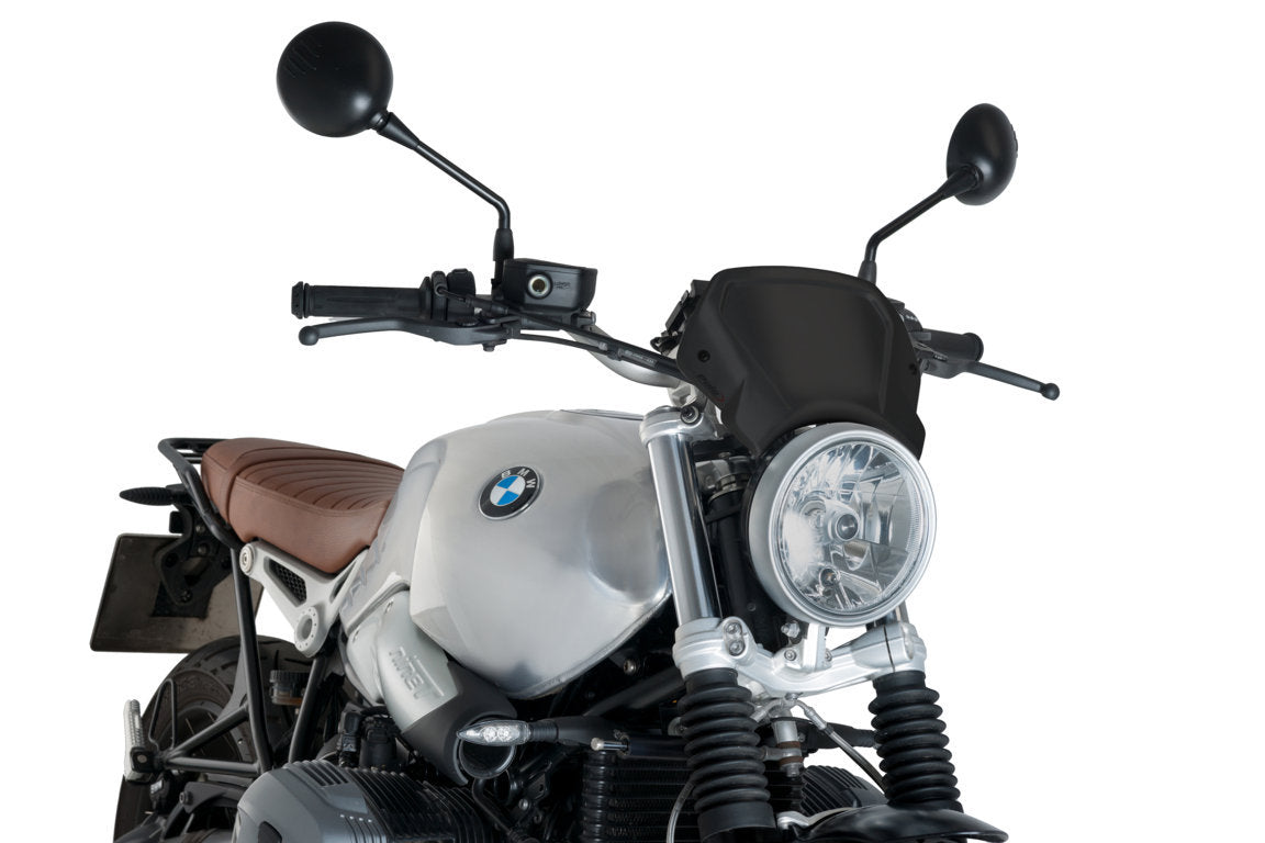 Puig Aluminium Front Plate For Bmw R Nine T C/Black