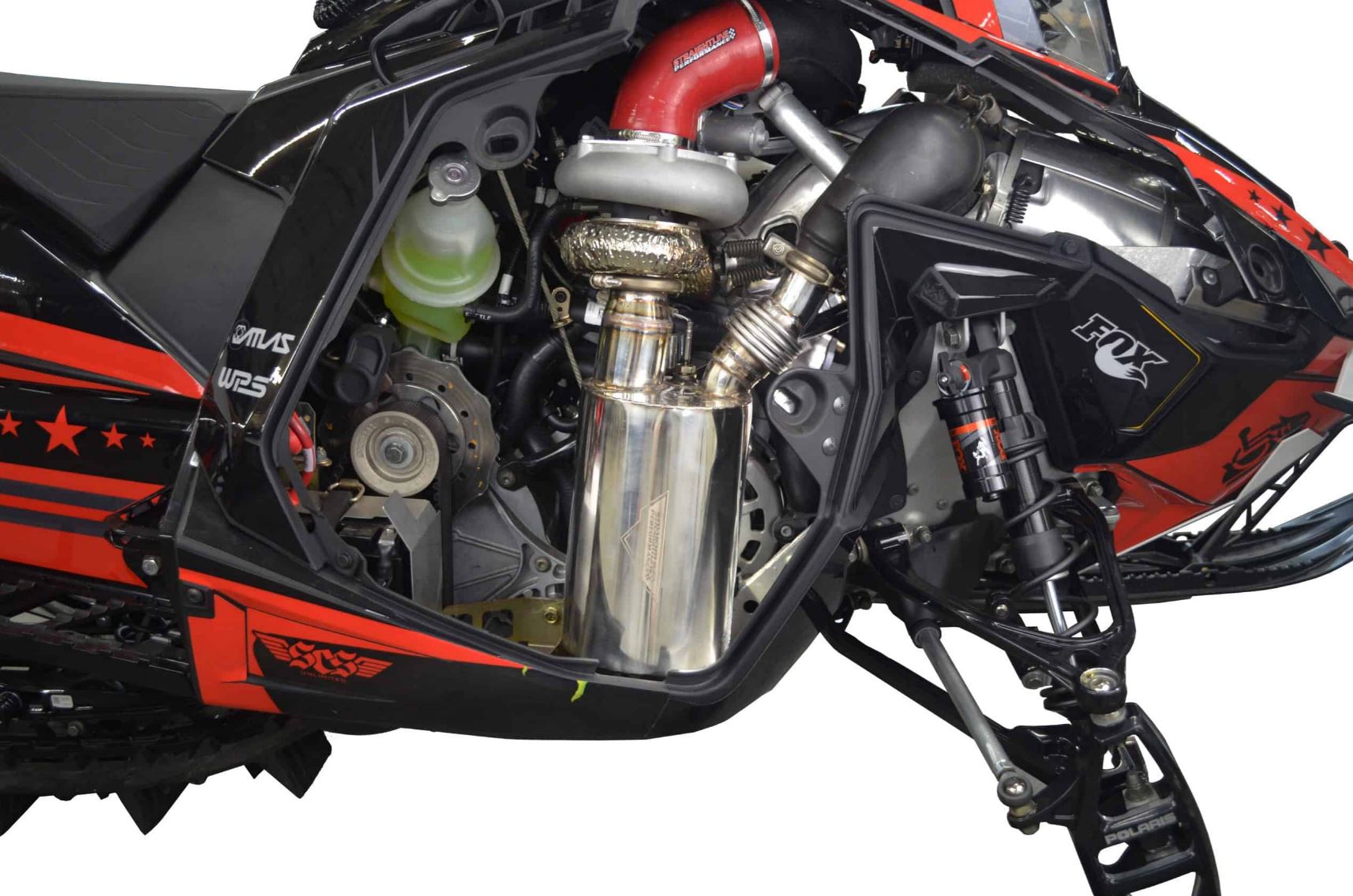 SPI Lightweight Muffler Stainless Polaris Matryx Boost 2022-