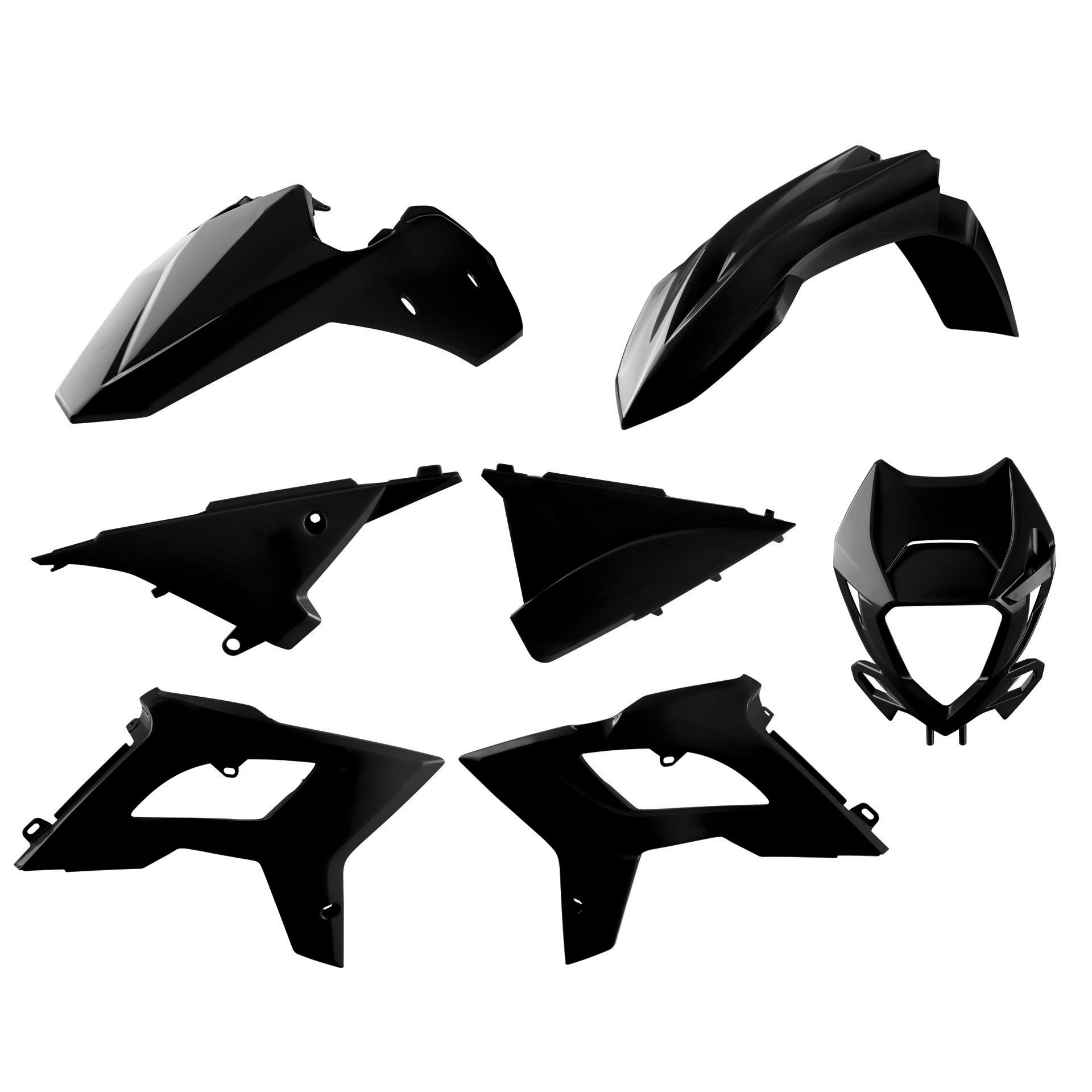 Polisport Plastic Kit Restyling BETA RR 2T/4T (13-17) BLACK