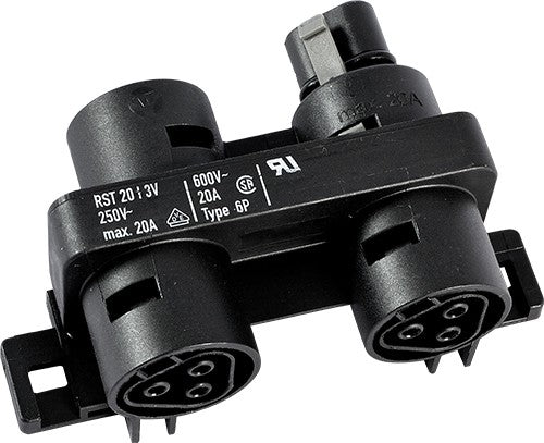 CLIX Y-kappale 1 x sisään, 3 x ulos