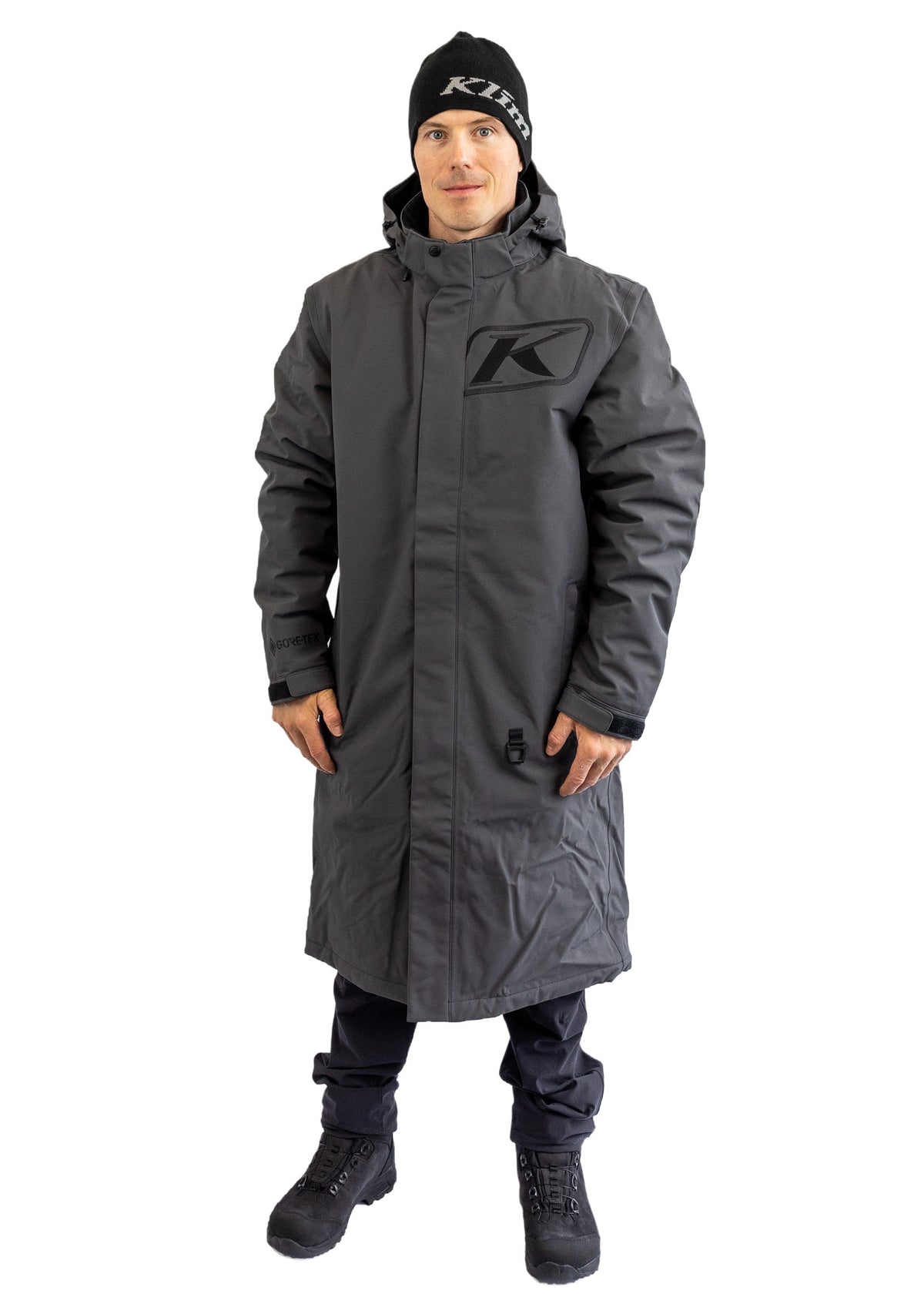 Klim Revolt Pit Coat GTX -lämmittelytakki, Asphalt - Black