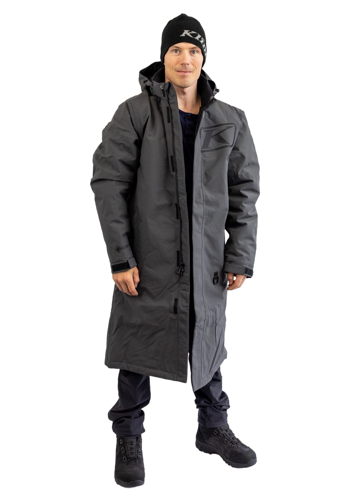 Klim Revolt Pit Coat GTX -lämmittelytakki, Asphalt - Black