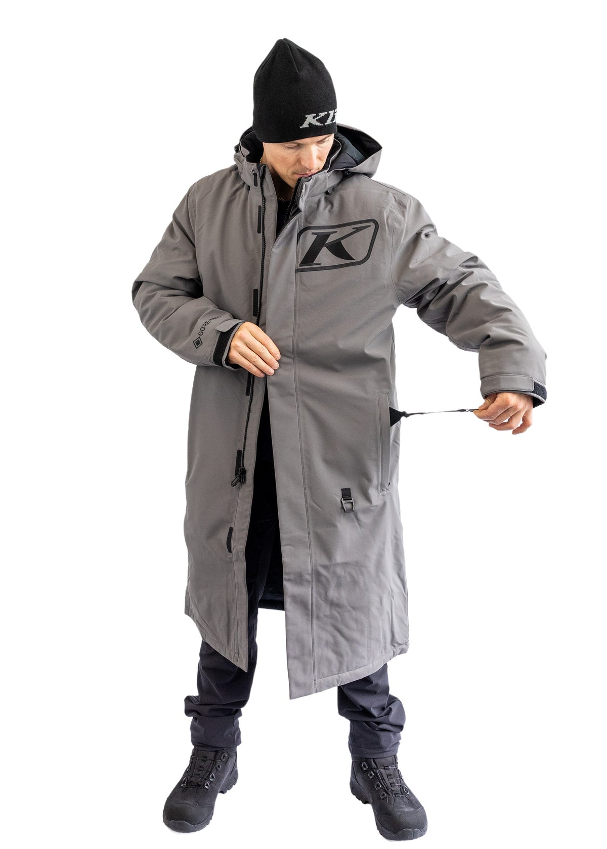 Klim Revolt Pit Coat GTX -lämmittelytakki, Castlerock - Black