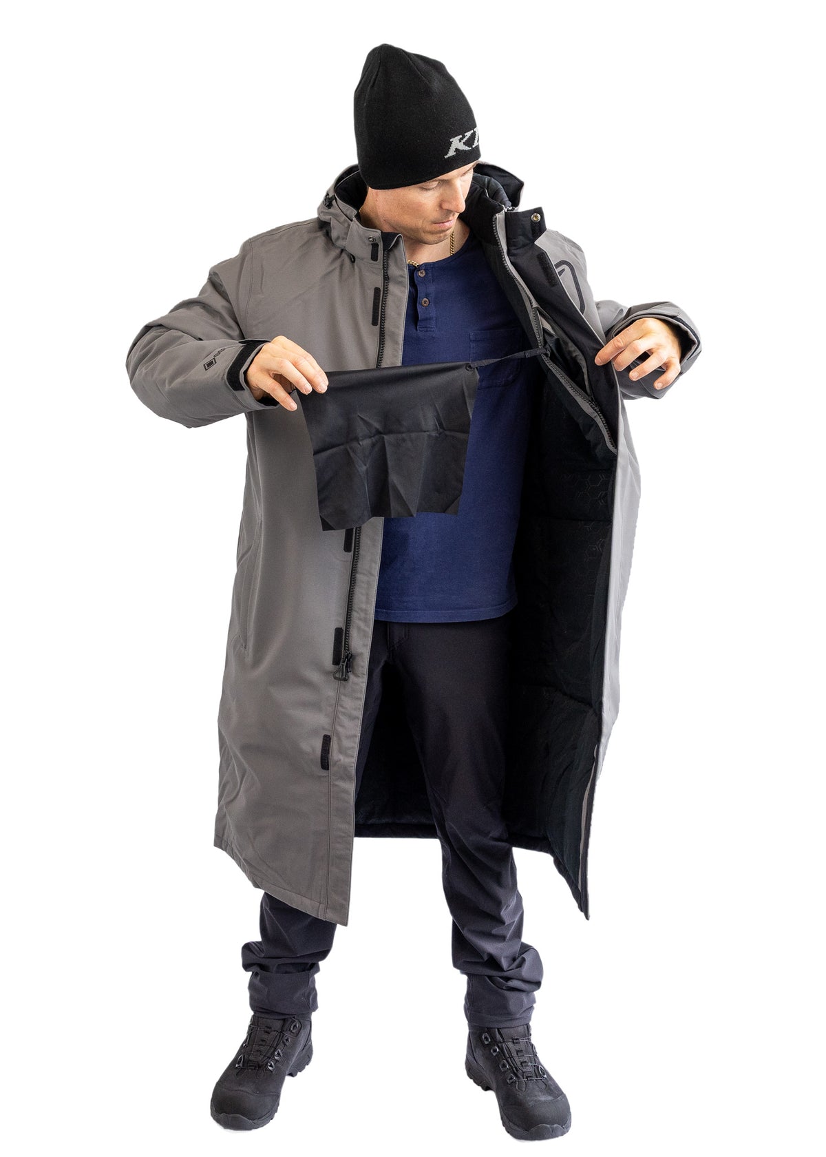 Klim Revolt Pit Coat GTX -lämmittelytakki, Castlerock - Black