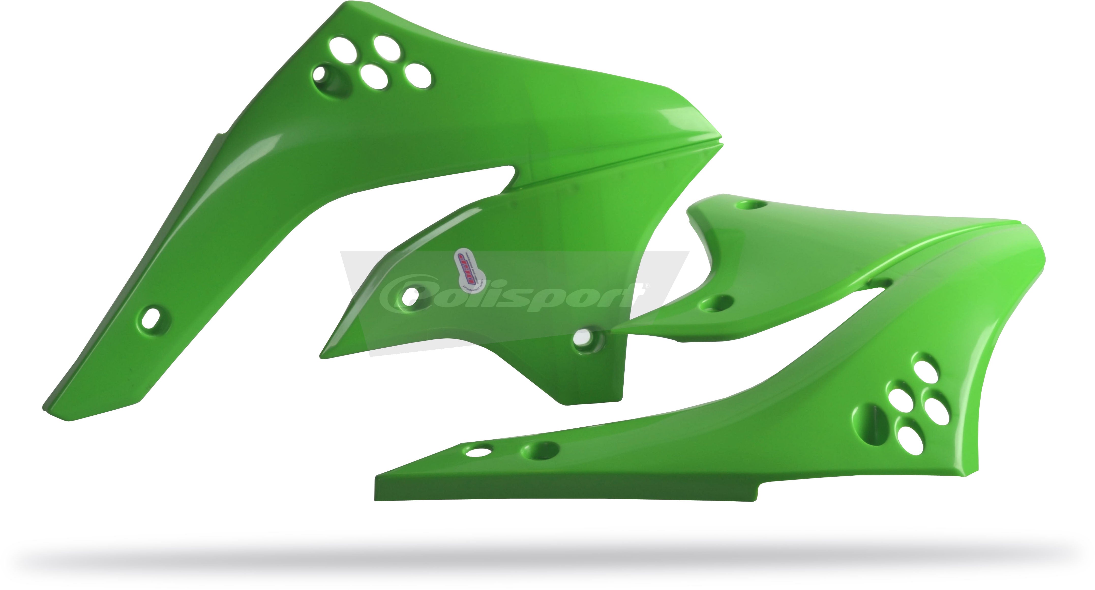 Polisport radiador scoops Kawasaki KX450F(06-08) OEM color green 05